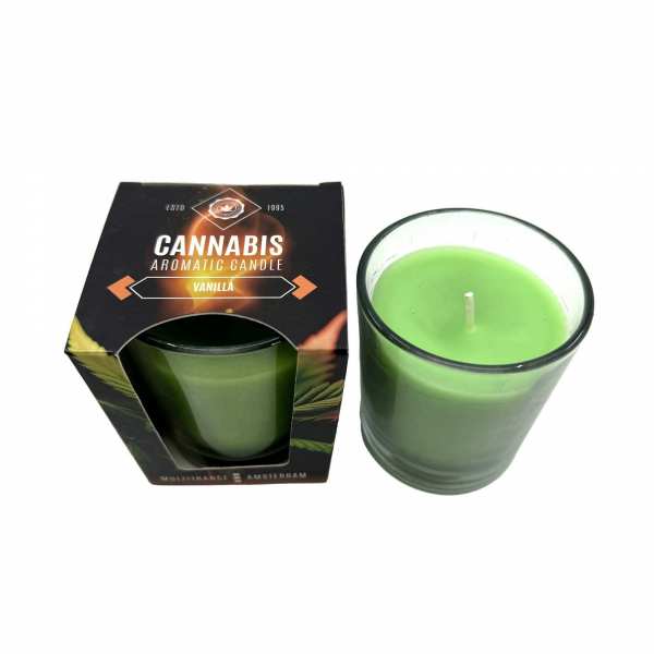 Bougie parfumée au Cannabis...