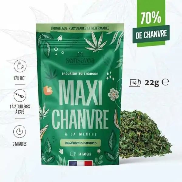 Tisane CBD bio maxi chanvre...