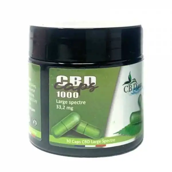 Gélule CBD 33mg | CBD'EAU