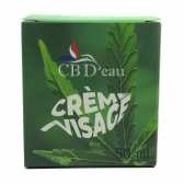 Crème visage huile de chanvre | CBD'EAU