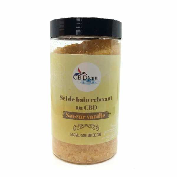 Sels de bain CBD vanille |...