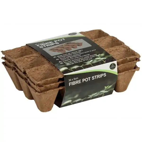 Pack de 36 pots en fibre...