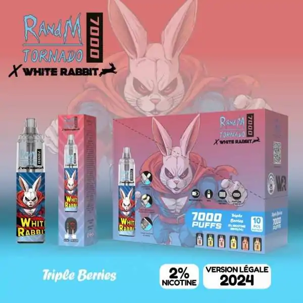 Puff rechargeable White...