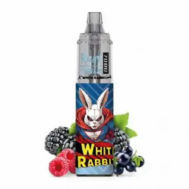 Puff rechargeable White Rabbit x RandM Tornado 7000 Triple berries