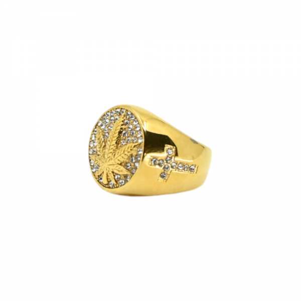 Bague Chevalière Dorée...