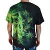 T-shirt Cannabis Smoky Green