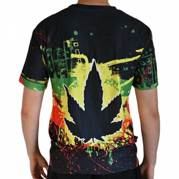 T-shirt Cannabis Rasta...
