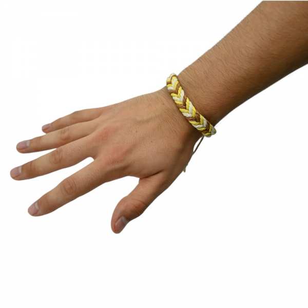 Bracelet en chanvre tressé...