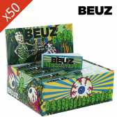 Filtres Beuz Slim Tips 21mm Skeleton - Boîte de 50 carnets