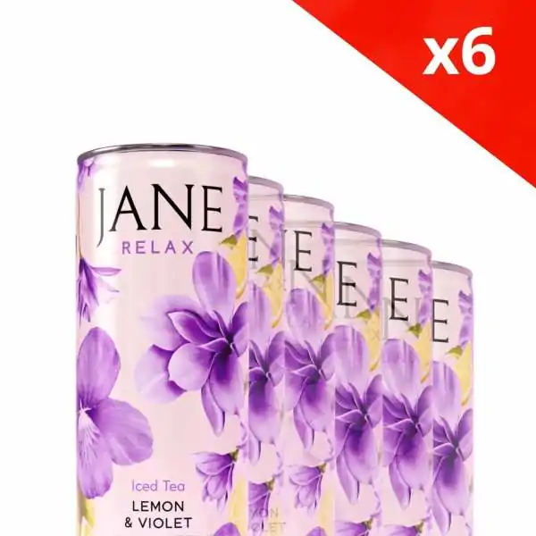 Pack de 6 Thé CBD violette...
