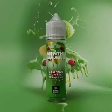 E-liquide CBD Menthe Amoureuse 50ml Marie Jeanne - Menthe Framboise Citron