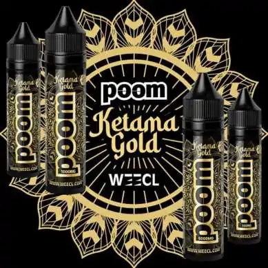 E-liquide CBD Poom Ketama Gold 50ml WEECL - Arôme Naturel Full Spectrum