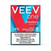 Paquet de 2 Pods pre-remplis Veev One Strawberry - Saveur Fraise