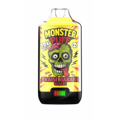 Puff Monster Puff 28k Fraise Banane Glacee