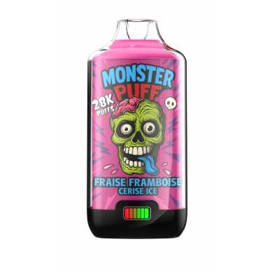 Puff Monster Puff 28k Fraise Framboise Cerise Ice
