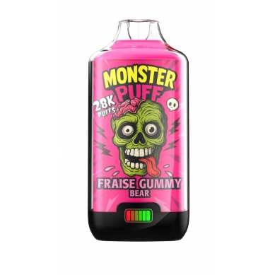 Puff Monster Puff 28k Fraise Gummy Bear