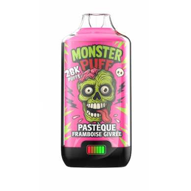 Puff Monster Puff 28k Pasteque Framboise Givree