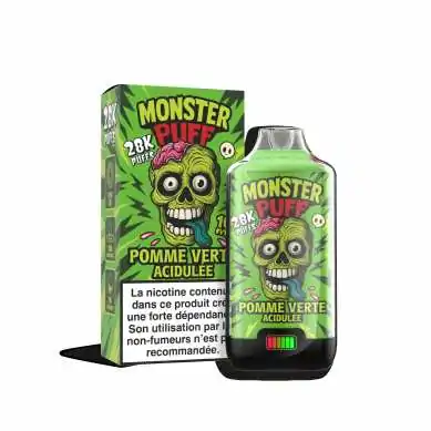 Puff Monster Puff 28k Pomme Verte Acidulee