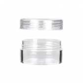 Pot transparent à visser 7ml - 50 pcs