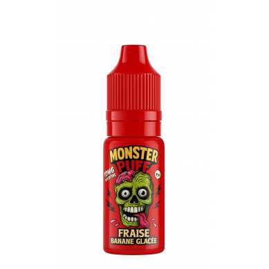 Eliquide Monster Puff 10ml Fraise Banane Glacee