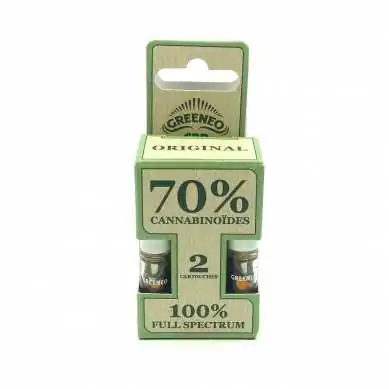 Cartouche e-liquide CBD full spectrum 70% - 2 pcs | GREENEO