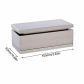 Moule Pré-Presse Rectangulaire en Aluminium 10x5 cm