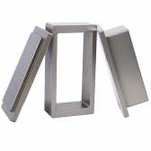 Moule Pré-Presse Rectangulaire en Aluminium 10x5 cm
