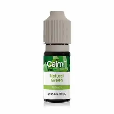 E-liquide CBD Natural Green 10ml Calm+ FUU - Chanvre Fraise Guimauve
