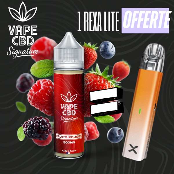 Eliquide CBD Fruits Rouges...
