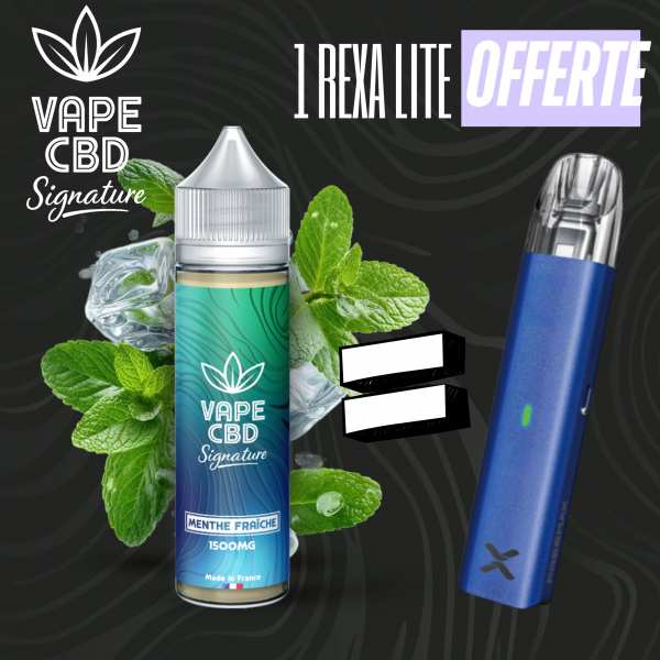Eliquide CBD Menthe Fraîche...