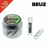 Boîte de 20 Filtres en verre 3cm x 8mm BEUZ