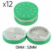 Boîte de 12 Grinders en chanvre 52 mm Orio Biscuits