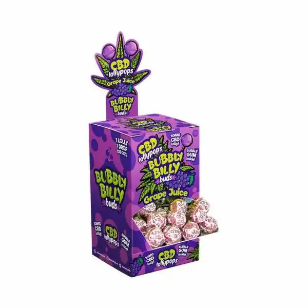 Sucette CBD Grape Juice -...