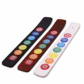 Porte-Encens Chakra Bois Manguier 26cm | 7 Chakras Colorés | Spiritualité