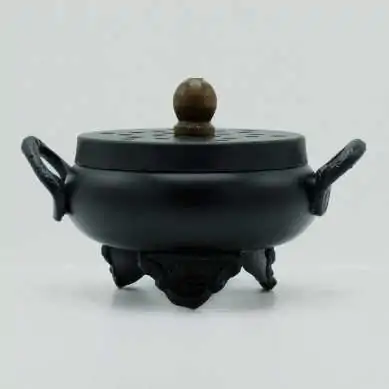 Brûleur d'Encens Chaudron en Fonte - Design Mystique et Durable