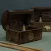 Mini Boîte Brûleur Cônes d'Encens Bois de Manguier | Porte-encens Artisanal