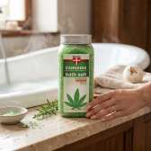 Sel de Bain au Cannabis & Romarin, 900 g Palacio