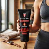Gel Sportif Chauffant au Chanvre & CBD Forte, 200 ml Palacio