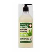 Shampoing-Douche 2en1 BioHemp à l'Huile de Chanvre - Famille Palacio