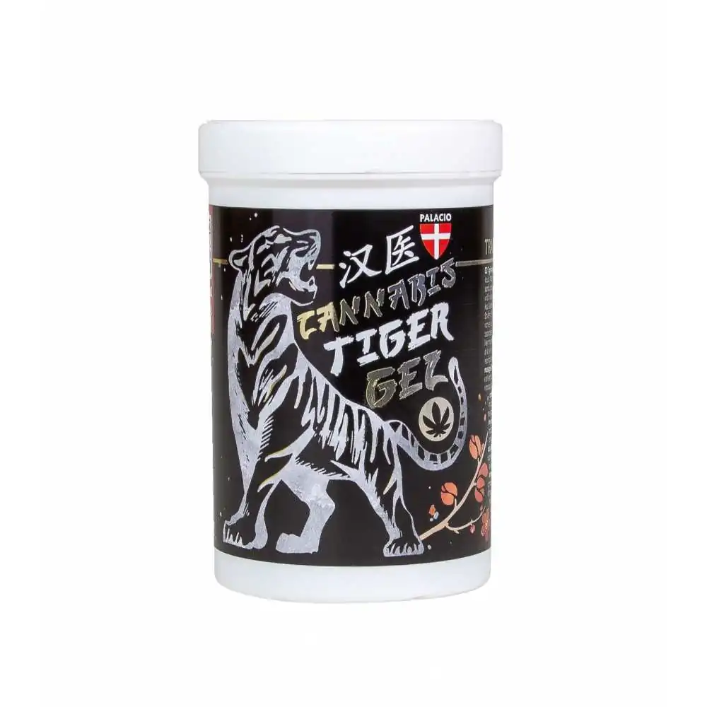 Tiger Gel de Massage au Chanvre - Force du Tigre, 380 ml Palacio