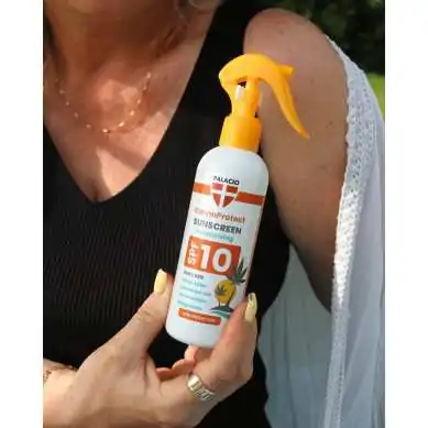 CannaProtect Lait Solaire SPF10 au Chanvre & CBD, 200 ml Palacio