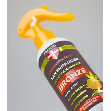 CannaProtect Activateur de Bronzage au Chanvre & CBD, 200 ml Palacio