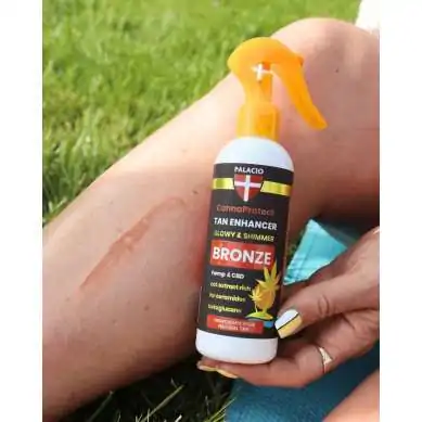 CannaProtect Activateur de Bronzage au Chanvre & CBD, 200 ml Palacio