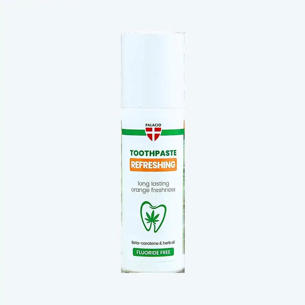 Dentifrice à l'huile de chanvre et orange Refreshing, 75 g Palacio