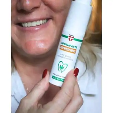 Dentifrice à l'huile de chanvre et orange Refreshing, 75 g Palacio