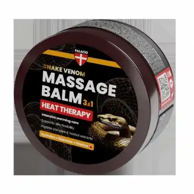 Baume de Massage Chauffant Heat 3-en-1 au Venin de Serpent, 300 ml Palacio