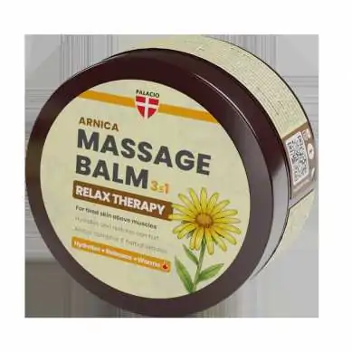 Baume de Massage Relax 3en1 Chauffant Arnica & Camphre, 300 ml Palacio