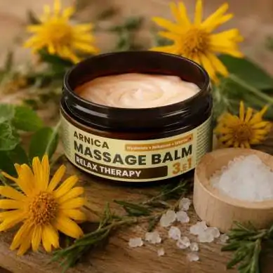 Baume de Massage Relax 3en1 Chauffant Arnica & Camphre, 300 ml Palacio
