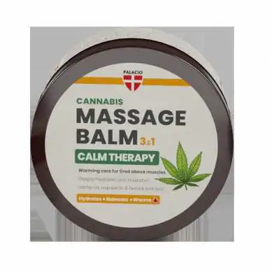 Baume de Massage Calm 3-en-1 Chauffant à l'Huile de Chanvre Palacio