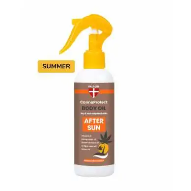 CannaProtect – Huile Corps Après-Soleil au Chanvre, 150 ml Palacio